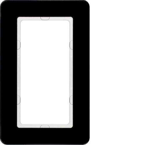 Berker 13096076 Rahmen 1fach mit großem Ausschnitt, Q.7, Glas schwarz Mesch Shop Berker 13096076 Rahmen 1fach mit großem Ausschnitt, Q.7, Glas schwarz Mesch Shop